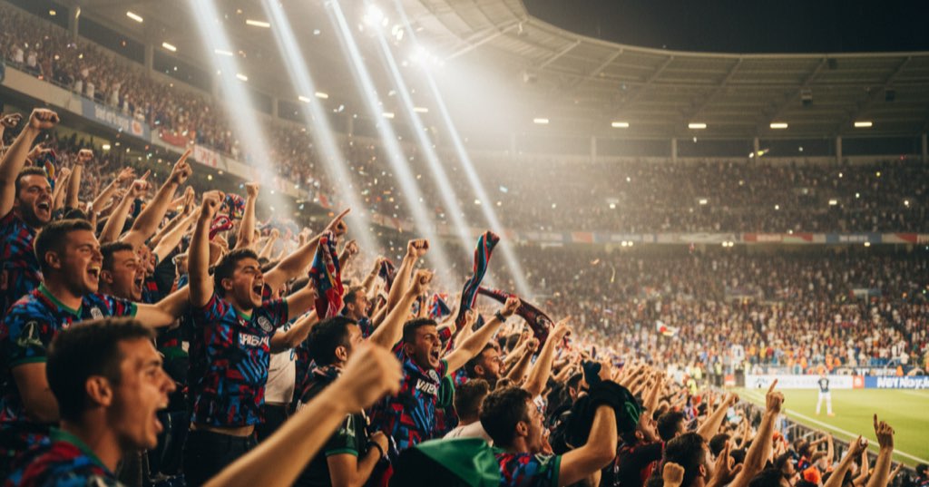 Futbol taraftarları gol sevinci yaşıyor
