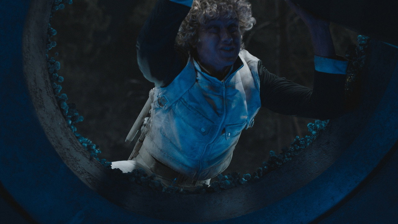 Young Haymitch (Joseph Zada) rising in the launch tube toward the arena in The Hunger Games: Sunrise on the Reaping